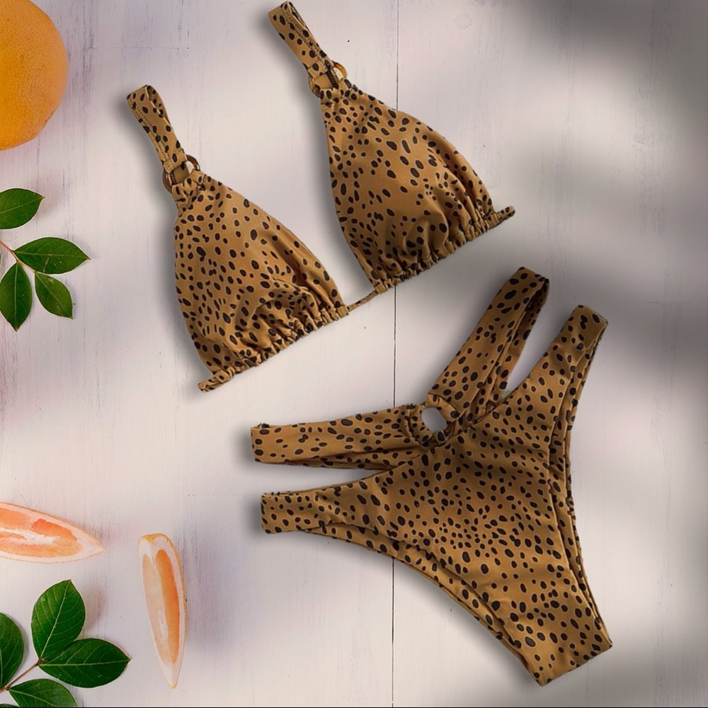 Dalmatian spotted D-link bikini